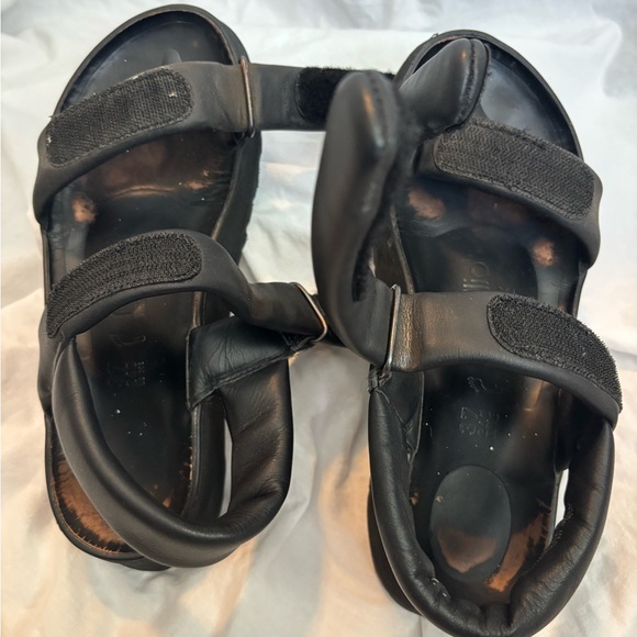 Black Women's Platform Sandals - Picture 3 of 4